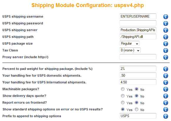 USPS Shipping Module - STN Help & Documentation